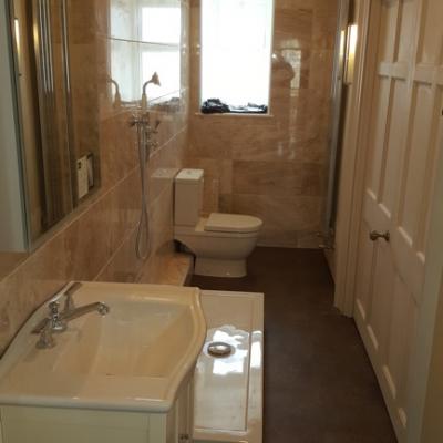 Marble shower room bath