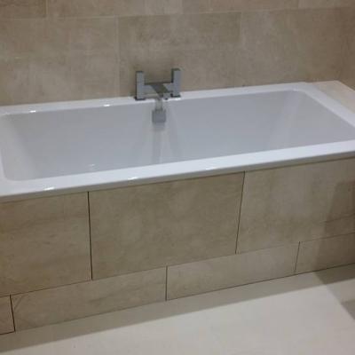 Creme And Marfil Marble Wall 3